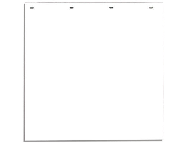 Load image into Gallery viewer, Super Durable White Polymer Mudflaps 24x24 Inch