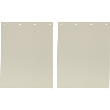 Load image into Gallery viewer, Super Durable White Polymer Mudflaps 24x30 Inch