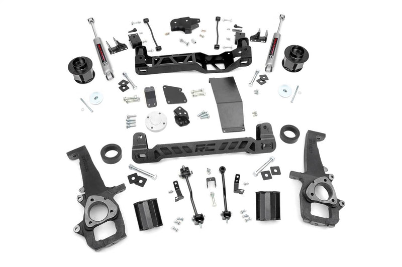 Load image into Gallery viewer, Rough Country 6 Inch Lift Kit, N3 Rear Shocks - 2012-2024 Ram 1500 Classic