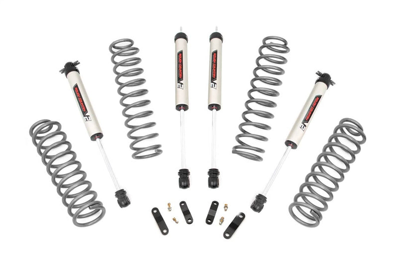 Load image into Gallery viewer, Rough Country 2.5 Inch Lift Kit, Coils, V2, 2WD/4WD - 2007-2018 Jeep Wrangler JK