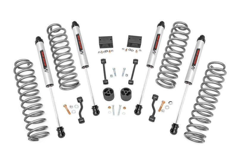 Load image into Gallery viewer, Rough Country 2.5 Inch Lift Kit, Coils, V2 - 2018-2023 Jeep Wrangler Willys Sport/Willys