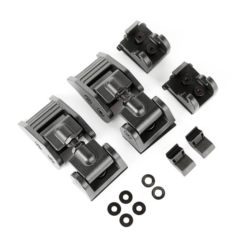 Load image into Gallery viewer, Rugged Ridge Textured Black Hood Catch (pair) — 2018-2025 Jeep Gladiator/Wrangler - RGG-11210.27 - Absolute Autoguard