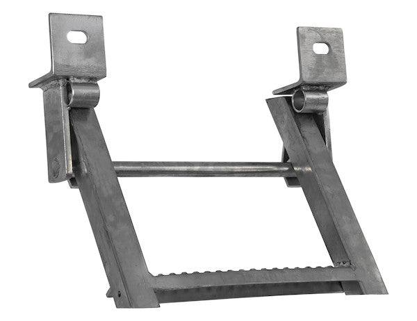 Load image into Gallery viewer, 1-Rung Stainless Steel Retractable Truck Step with Nonslip Tread - 17.38 x 15 Inch