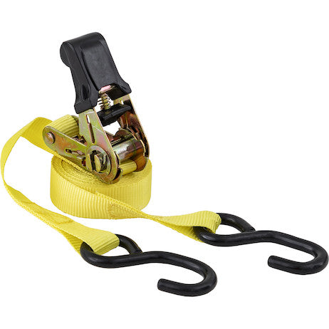 Load image into Gallery viewer, 1 Inch x 12 Foot Ratchet Strap Tie Down (2-Pack) - Sold in Cases of Four (Eight total straps per case)