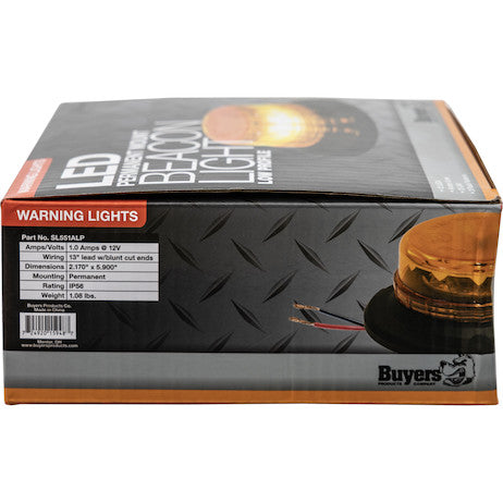 Load image into Gallery viewer, Low Profile 6 Inch by 2 Inch LED Beacon with Blunt Cut Leads