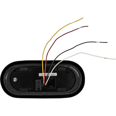 Load image into Gallery viewer, 6 Inch LED Oval Strobe Light with 12 LEDs, Amber/Green, Heated