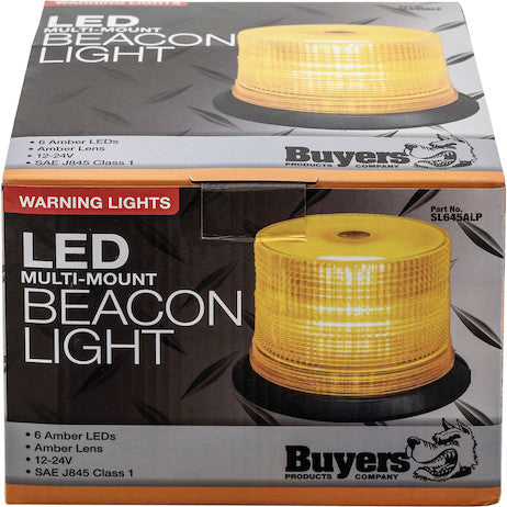 Load image into Gallery viewer, 6.5 Inch by 5 Inch Amber LED Beacon Light