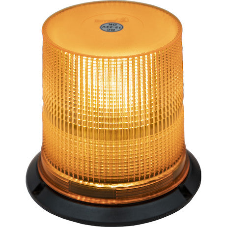 Load image into Gallery viewer, 6.5 Inch by 6.5 Inch Amber LED Beacon Light With Tall Lens