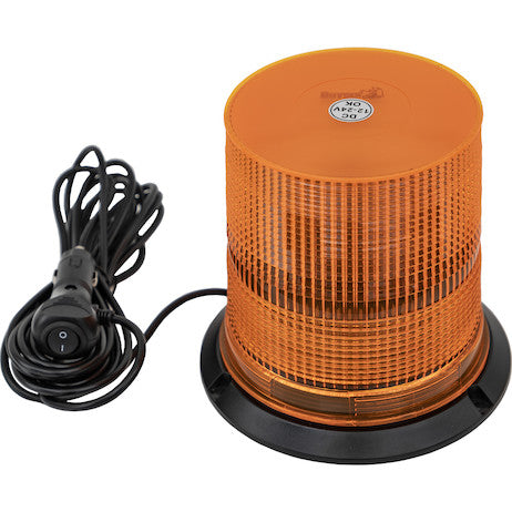 Load image into Gallery viewer, 6.5 Inch by 6.5 Inch Amber LED Beacon Light With Tall Lens