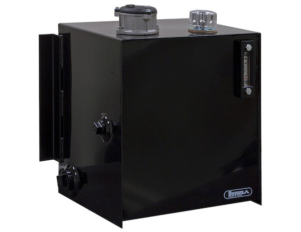 Load image into Gallery viewer, 25 Gallon Side Mount Steel Hydraulic Reservoir With 10 Micron Filter