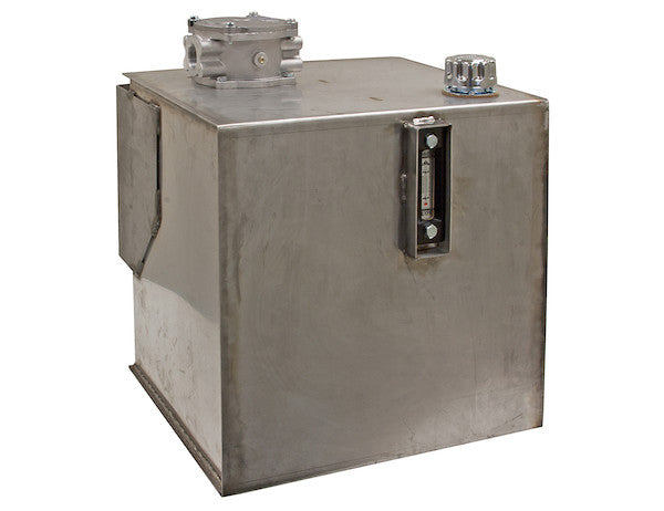 Load image into Gallery viewer, 30 Gallon Stainless Steel Bulkhead Hydraulic Reservoir With 10 Micron Filter