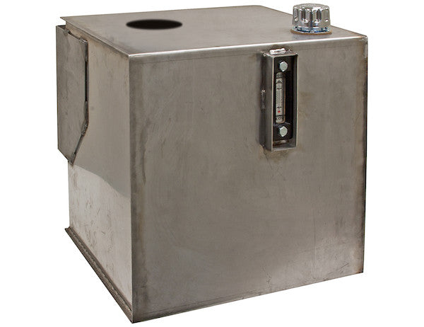 Load image into Gallery viewer, 30 Gallon Stainless Steel Bulkhead Hydraulic Reservoir With 10 Micron Filter