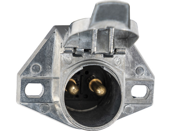 Load image into Gallery viewer, 2-Way Die-Cast Zinc Trailer Connector -Truck Side - Horizontal Pin Arrangement