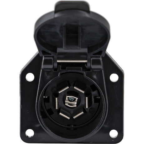 Load image into Gallery viewer, 6-Way Round to 7-Way Flat RV Adapter with 8 Inch Prewired Cable