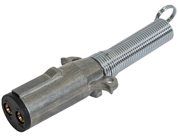 Load image into Gallery viewer, 2-Way Die-Cast Zinc Trailer Connector -Trailer Side - Horizontal Pins with Spring