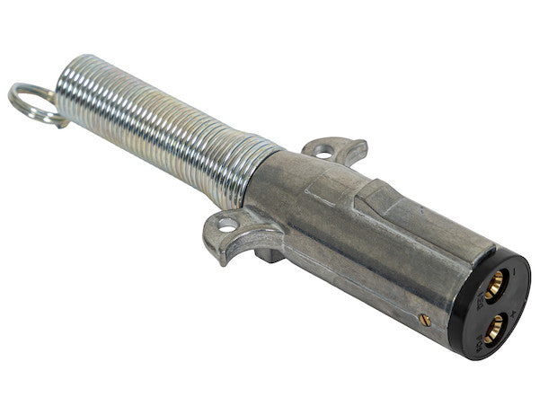 Load image into Gallery viewer, 2-Way Die-Cast Zinc Trailer Connector -Trailer Side - Horizontal Pins with Spring