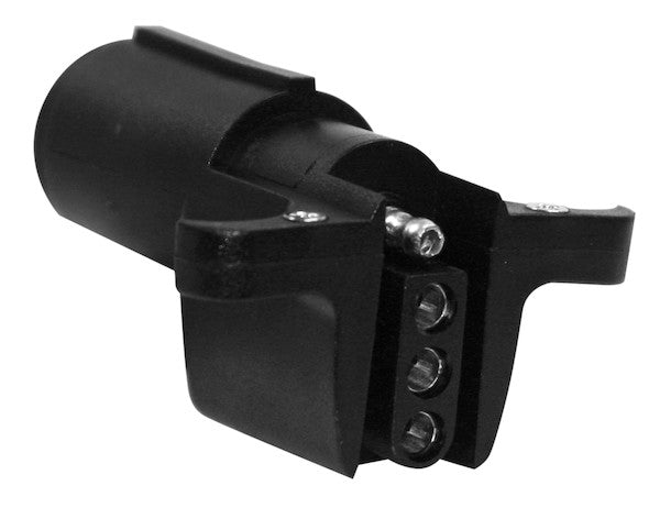 Load image into Gallery viewer, 6-Way Round to 4-Flat Plastic Trailer Connector Adapter