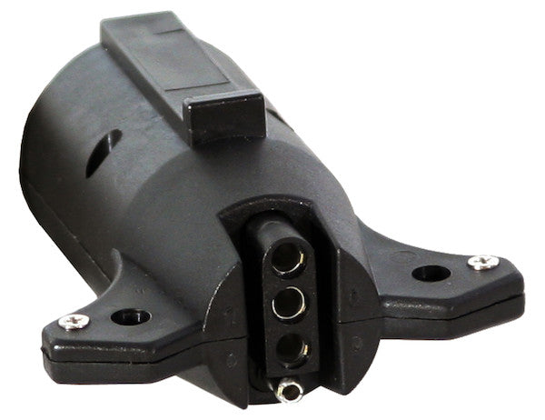 Load image into Gallery viewer, 7-Way Flat to 4-Flat Plastic Trailer Connector Adapter