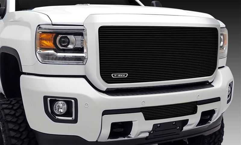 Load image into Gallery viewer, T-Rex Billet Black Grille Insert — 2015-2019 GMC Sierra 2500 HD/Sierra 3500 HD - TRE-20211B - Absolute Autoguard