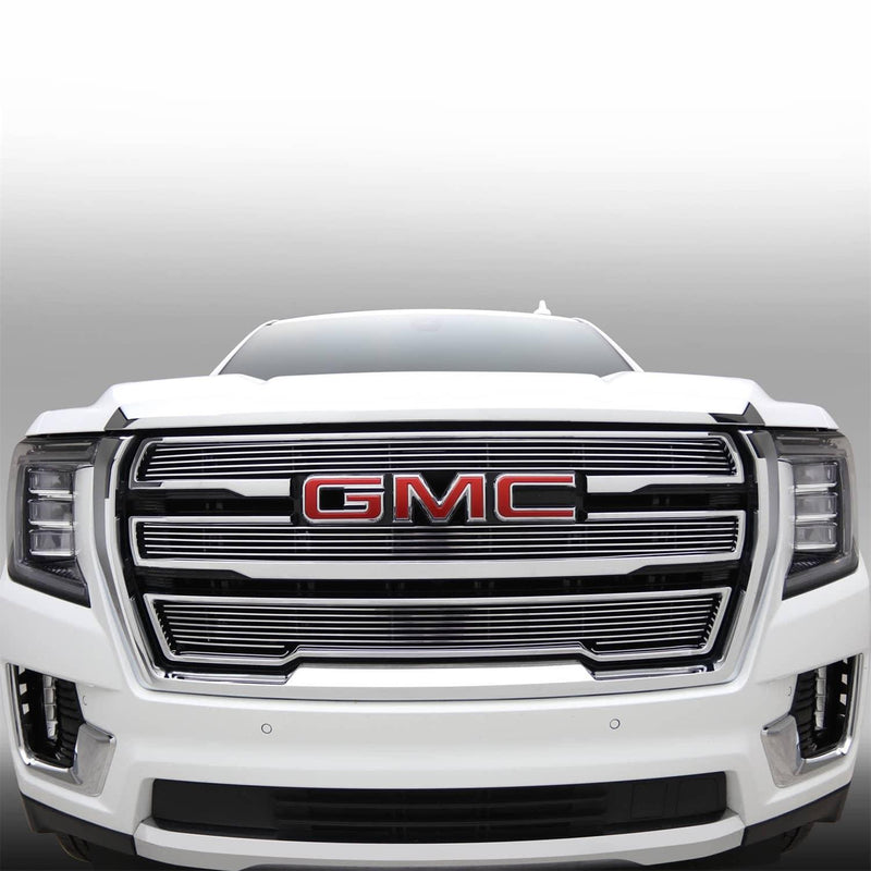 Load image into Gallery viewer, T-Rex Polished Billet Grille Overlay — 2020-2023 GMC Yukon/Yukon XL - TRE-21173 - Absolute Autoguard