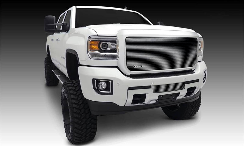 Load image into Gallery viewer, T-Rex Billet Bumper Inserts — 2015-2019 GMC Sierra 2500 HD/Sierra 3500 HD - TRE-25211 - Absolute Autoguard