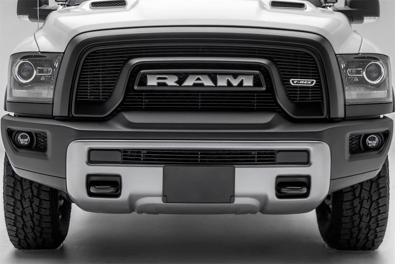 Load image into Gallery viewer, T-Rex Black Billet Bumper Overlay — 2015-2018 Ram 1500 - TRE-254641B - Absolute Autoguard
