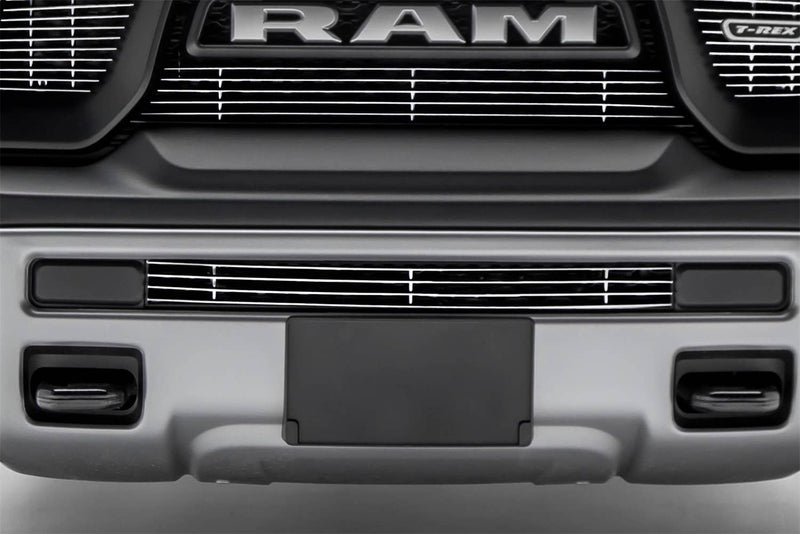 Load image into Gallery viewer, T-Rex Polished Billet Bumper Overlay — 2015-2018 Ram 1500 - TRE-254641 - Absolute Autoguard