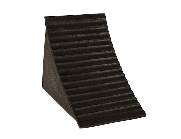 Load image into Gallery viewer, Heavy Duty Rubber Wheel Chock with Molded-In Handle/Chain Eye 7x10.25x8.13 Inch