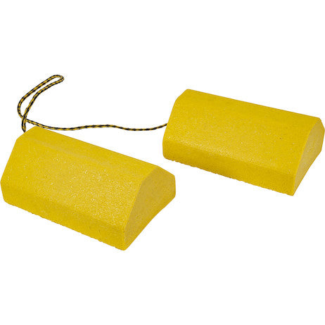 Load image into Gallery viewer, Composite Wheel Chock Set 9.5x6x4 Inch with 32.75 Inch Rope