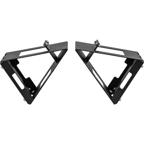 Load image into Gallery viewer, Matte Black Powder-Coated Steel Wheel Chock Fender Mount