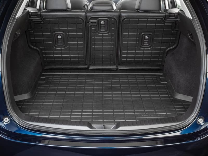 Load image into Gallery viewer, WeatherTech Seatback Cargo Liner HP, Black, Cargo Tray in Upper Position - 2017-2021 Mazda CX-5