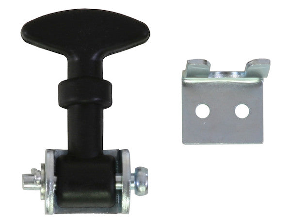 Load image into Gallery viewer, 2-1/2 Inch Mini Easy Grip Rubber Hood Catch With Bracket