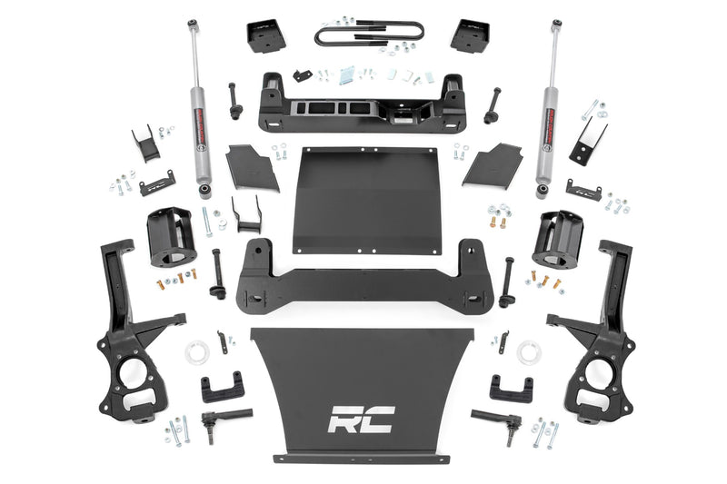 Load image into Gallery viewer, Rough Country 6 Inch Lift Kit, Mono Leaf Rear, N3 Rear Shocks - 2025-2026 Chevrolet Silverado 1500