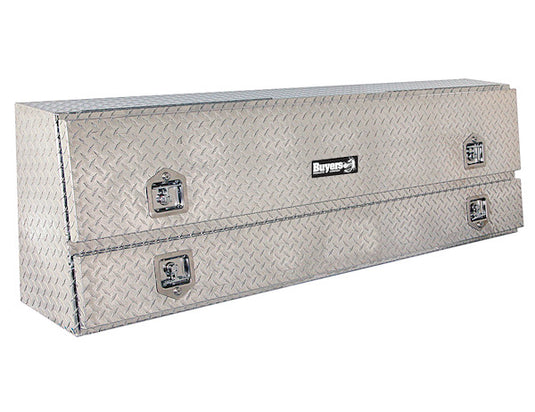 Diamond Tread Aluminum Pick-Up Truck Contractor With Lower Door Topsider Truck Tool Box Series - 1705640 - Buyers Products