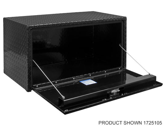 18x18x48 Inch Black Diamond Tread Aluminum Underbody Truck Box - 1725110 - Buyers Products