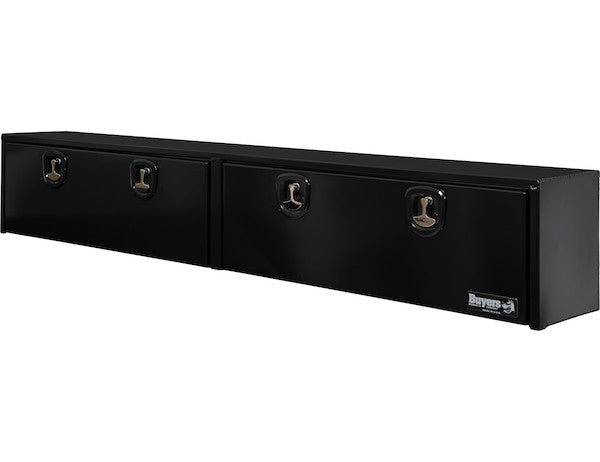 Load image into Gallery viewer, 18x16x72 Inch Black Smooth Aluminum Topsider Truck Box - 1752163 - Buyers Products
