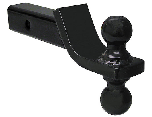 Towing Ball Mount With Dual Black Balls - 2 Inch And 2-5/16 Inch Balls - 1803215 - Buyers Products