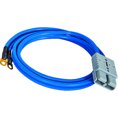 6 Foot Long Battery Side Booster Cables With Blue Quick Connect - 5601021 - Buyers Products
