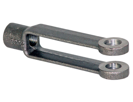 Adjustable Yoke End 5/8-18 NF Thread And 1/2 Inch Diameter Thru-Hole - B27087C - Buyers Products