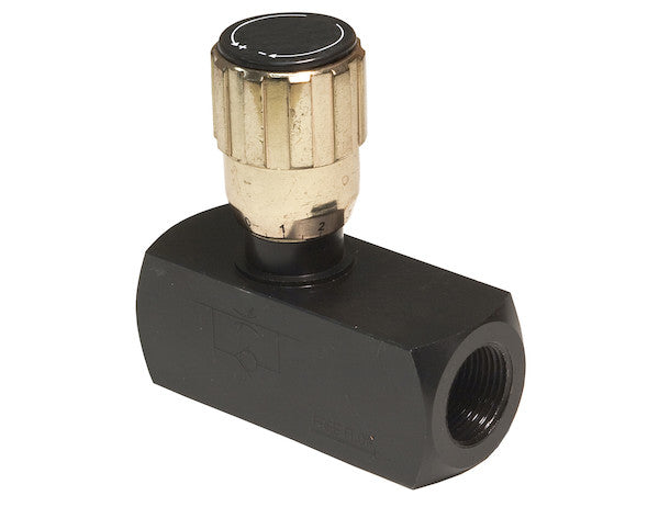 1/4 Inch NPT Brass Flow Control Valve - F400B - Buyers Products