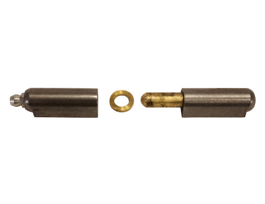 Steel Weld-On Bullet Hinge with Brass Pin/Bushing/Grease Fitting .77 x 3.94 Inch - FBP100GF - Buyers Products