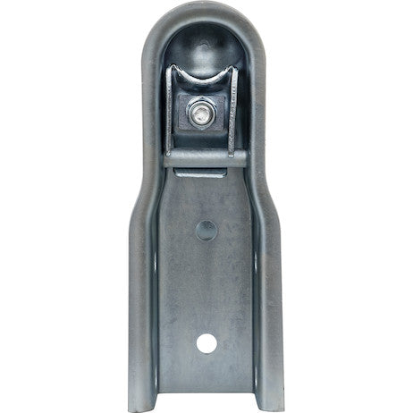 Straight Tongue Coupler - 2 Inch Ball, 2-1/2 Inch Channel, 300 Pound Tongue Weight, Zinc Plated