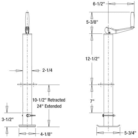 Load image into Gallery viewer, A-Frame Jack - 5,000 Pound Capacity
