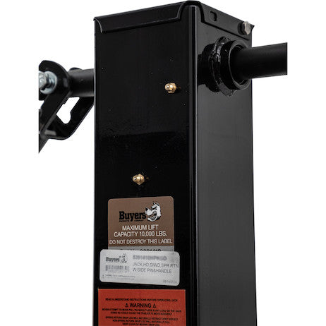 Load image into Gallery viewer, 12 Inch Heavy-Duty Side Pin 4 Inch Square Jack - No Handle
