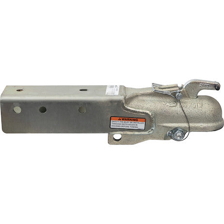 Load image into Gallery viewer, Heavy Duty Straight Tongue Cast Coupler with 2-5/16 Inch Cast and 3 Inch Channel
