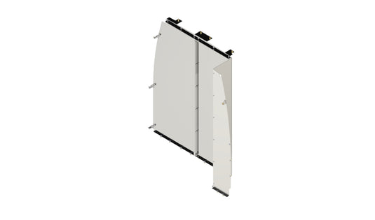Solid Behind-Second-Row Safety Partition for 2007-2024 Mercedes-Benz Sprinter High Roof