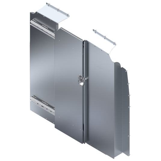 Solid Sliding Door Safety Partition for 2007-2024 Mercedes-Benz Sprinter 2500/3500XD/4500 Standard Roof