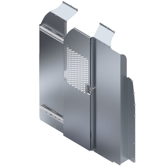 Perforated Sliding Door Safety Partition for 2007-2024 Mercedes-Benz Sprinter High & Super High Roof
