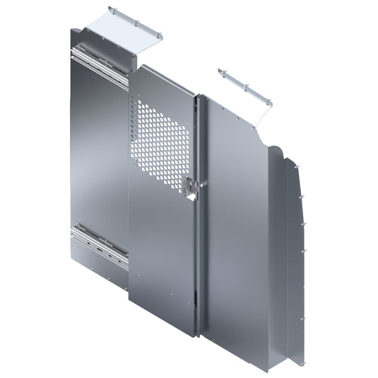 Perforated Sliding Door Safety Partition for 2007-2024 Mercedes-Benz Sprinter 2500/3500XD/4500 Standard Roof
