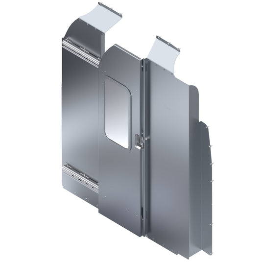 Windowed Sliding Door Safety Partition for 2007-2024 Mercedes-Benz Sprinter High & Super High Roof